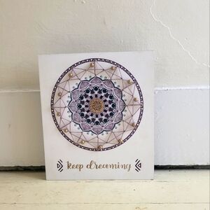 Decorative plaque 9.84 in. x 8.66 in. (25 cm. x 22 cm.)